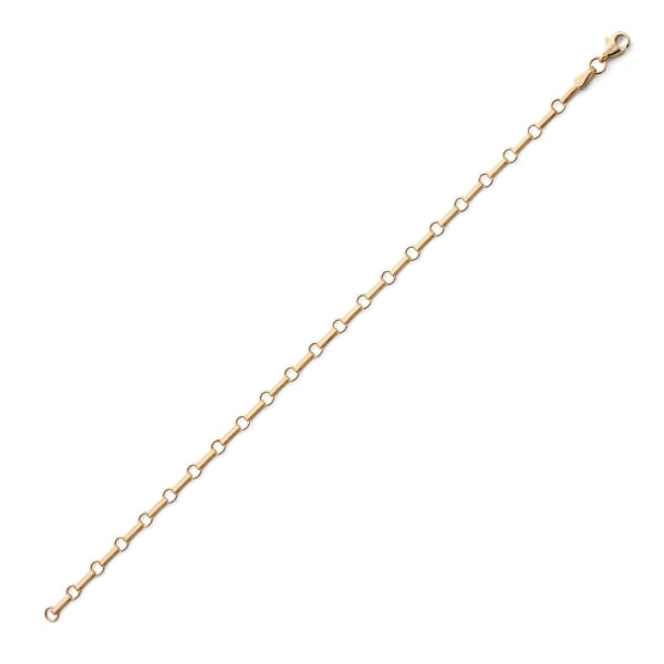 Armbånd i 18 kt med stavlås, 19cm - 01-84-468-19